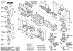 Bosch 0 602 331 001 ---- flat head angle sander Spare Parts